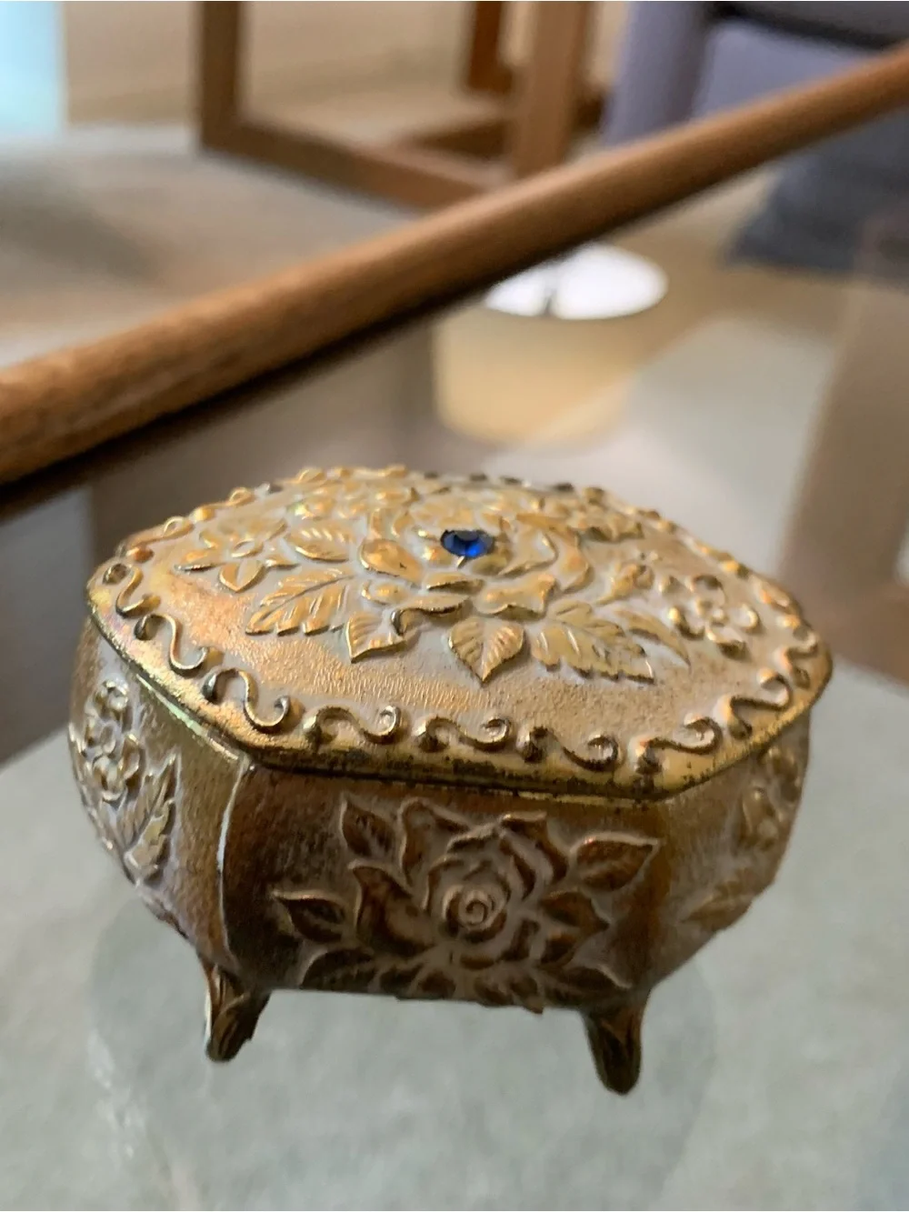 Small Vintage 1970’s Jewelry Box